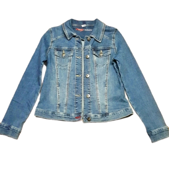 Wrangler Jackets & Blazers - Wrangler | Medium-Wash Denim Jacket